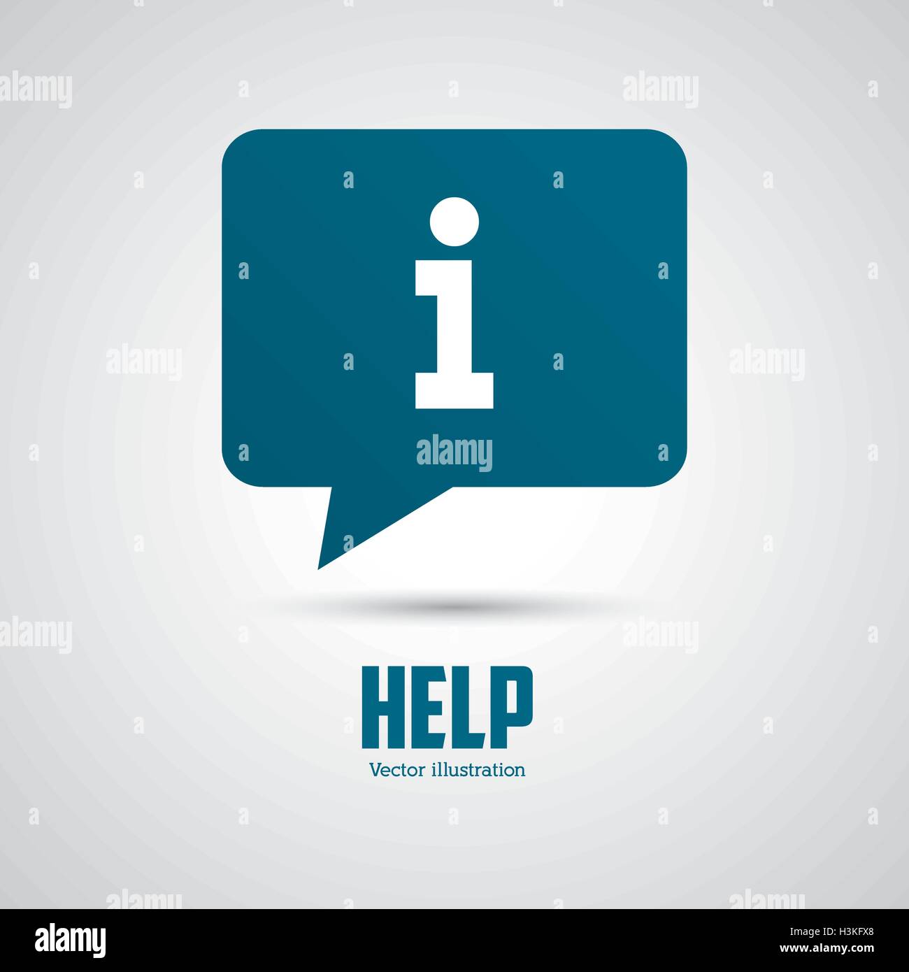Help design. Question mark icon. Flat illustration Stock Vector Image ...