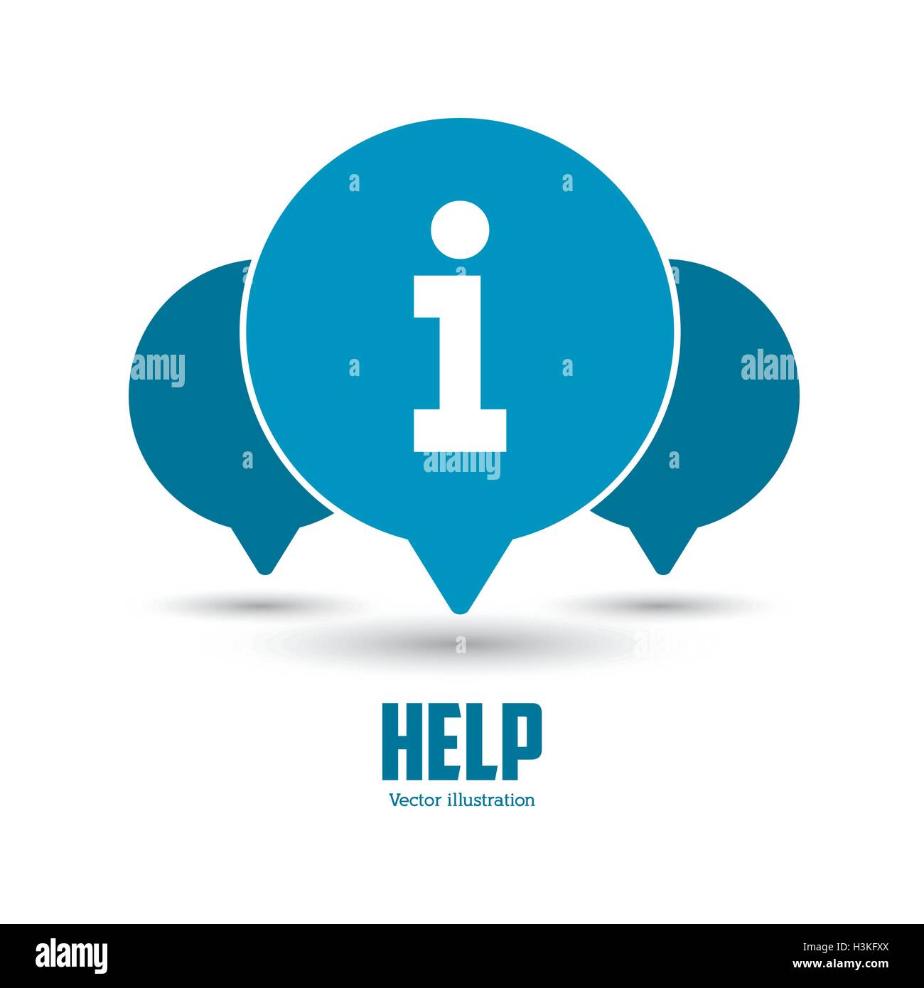 Help design. Question mark icon. Flat illustration Stock Vector Image ...
