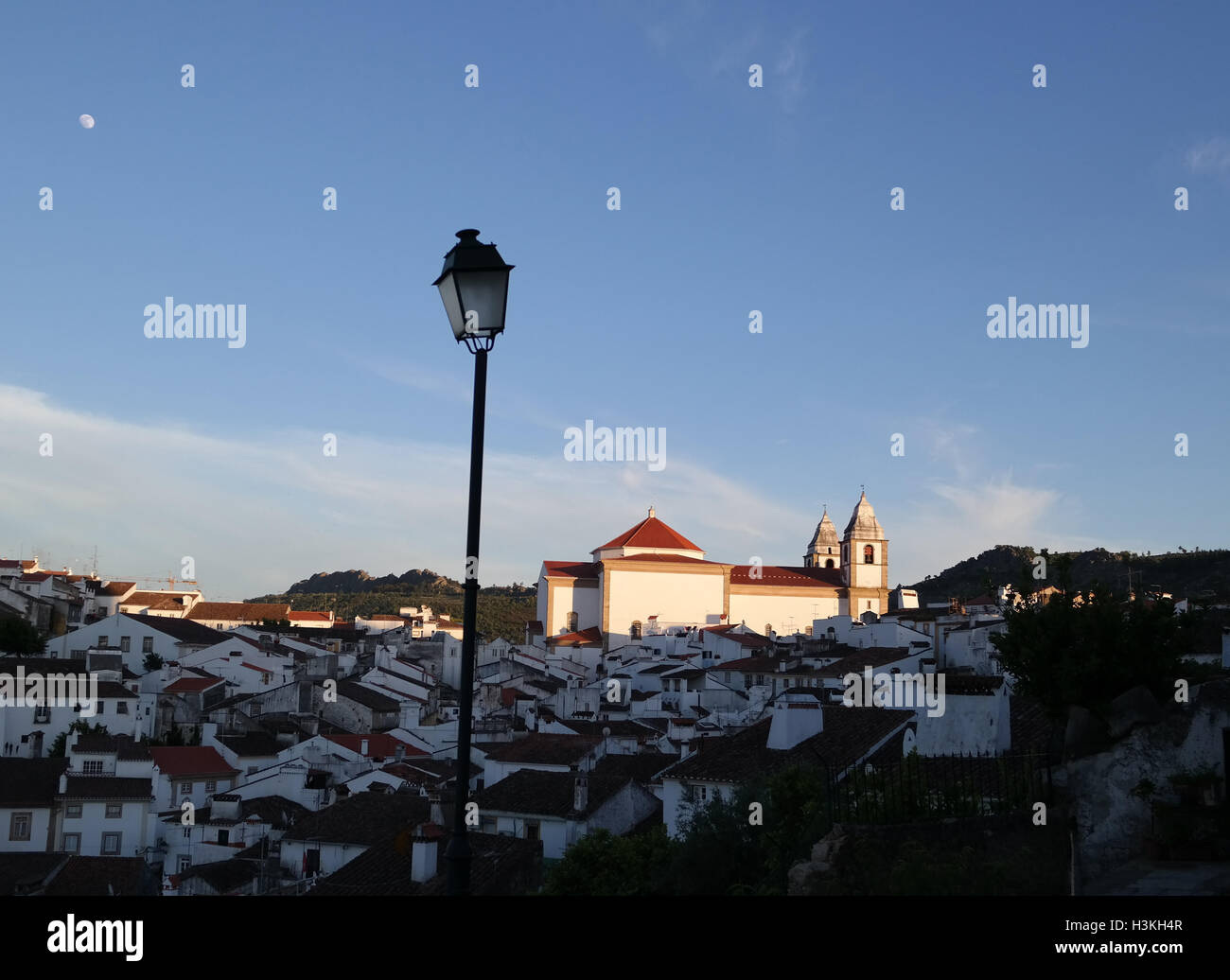 Small town in Portugal Stock Photo