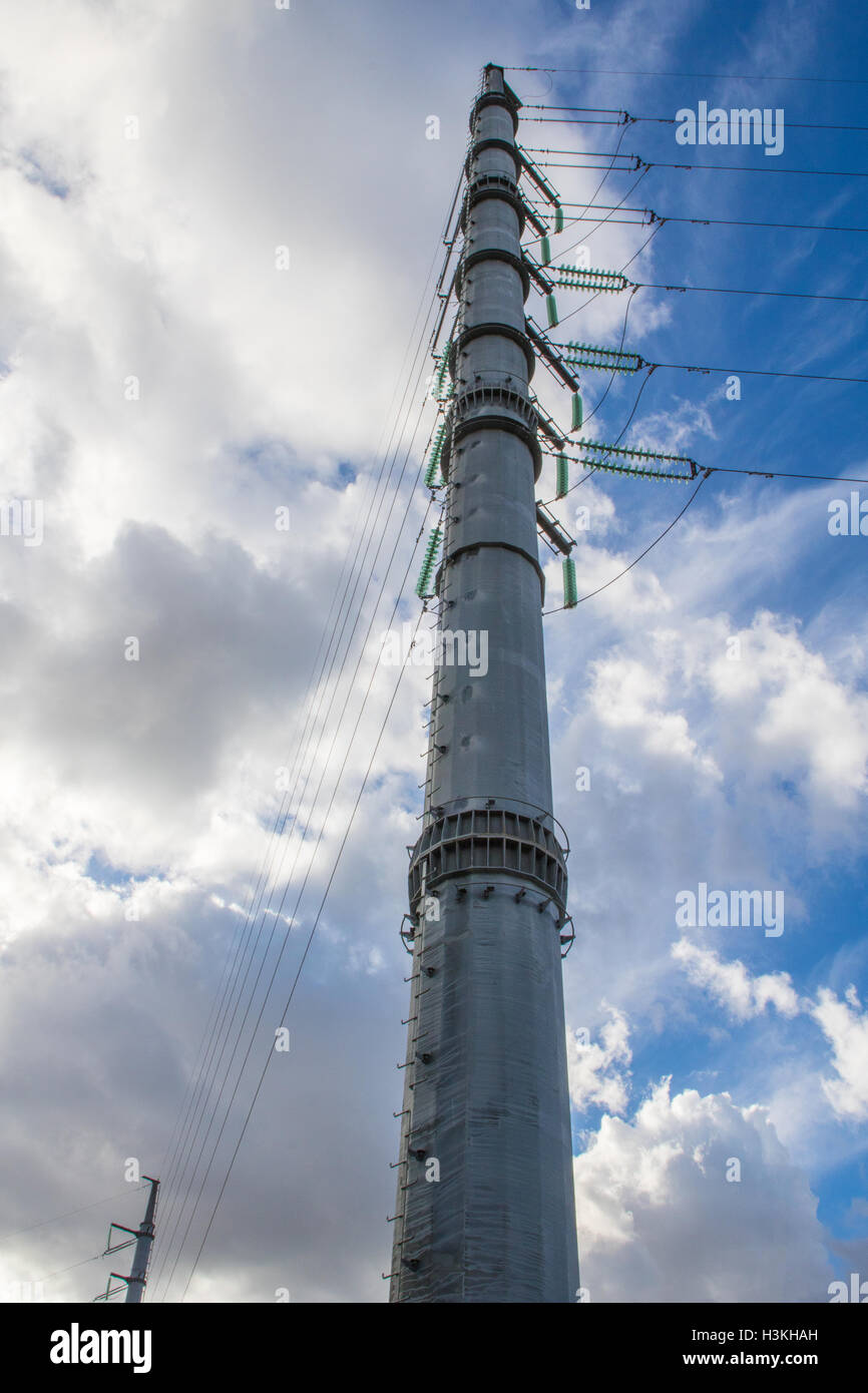 High voltage line insulators hi-res stock photography and images - Alamy