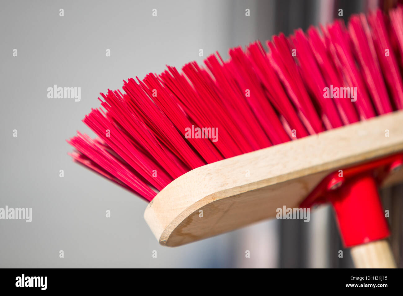 Old dust brush or red fabric mop hi-res stock photography and images - Alamy