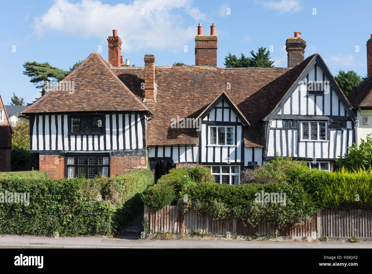 Timberframed Tudor house on The Green, Bearsted, Kent, England, United Kingdom Stock Photo Alamy