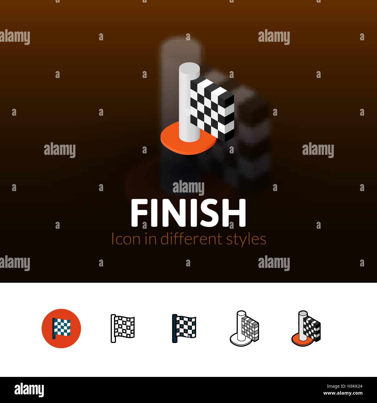 Racing car finish flag hi-res stock photography and images - Alamy