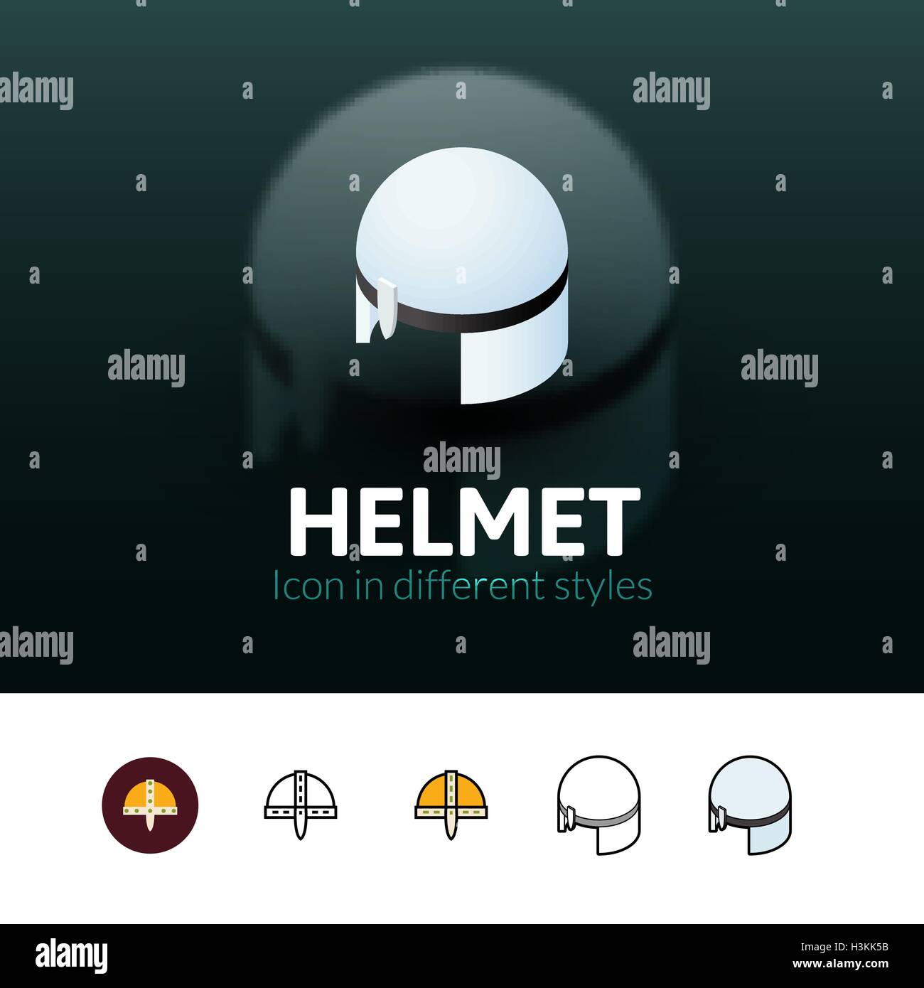White line medieval iron helmet hi-res stock photography and images - Alamy