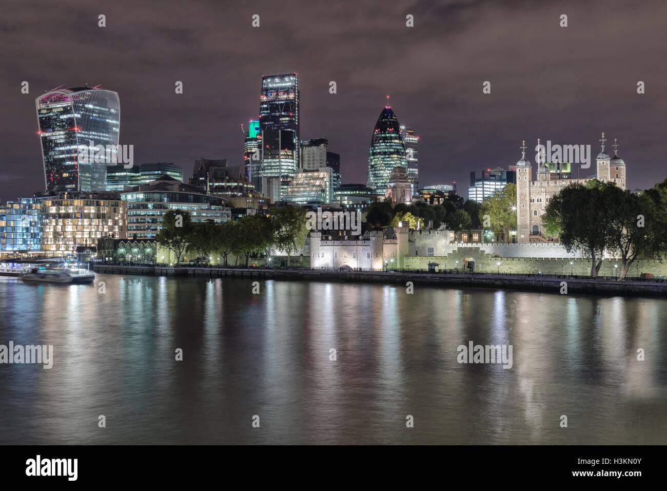 skyline of London, England, UK Stock Photo