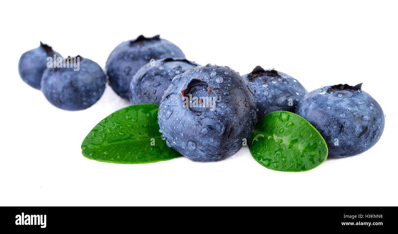Heap of blueberries Stock Photo