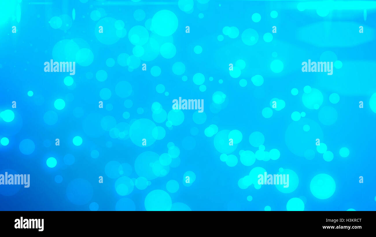 Illustration of Abstract Blue glowing bokeh background Stock Photo - Alamy