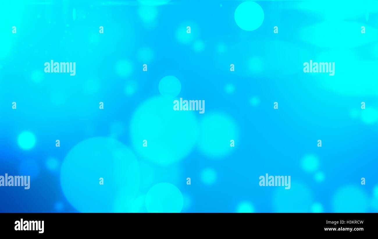 Illustration of Abstract Blue glowing bokeh background Stock Photo - Alamy