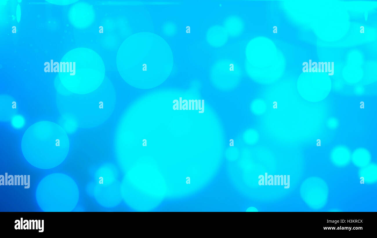 Illustration of Abstract Blue glowing bokeh background Stock Photo - Alamy
