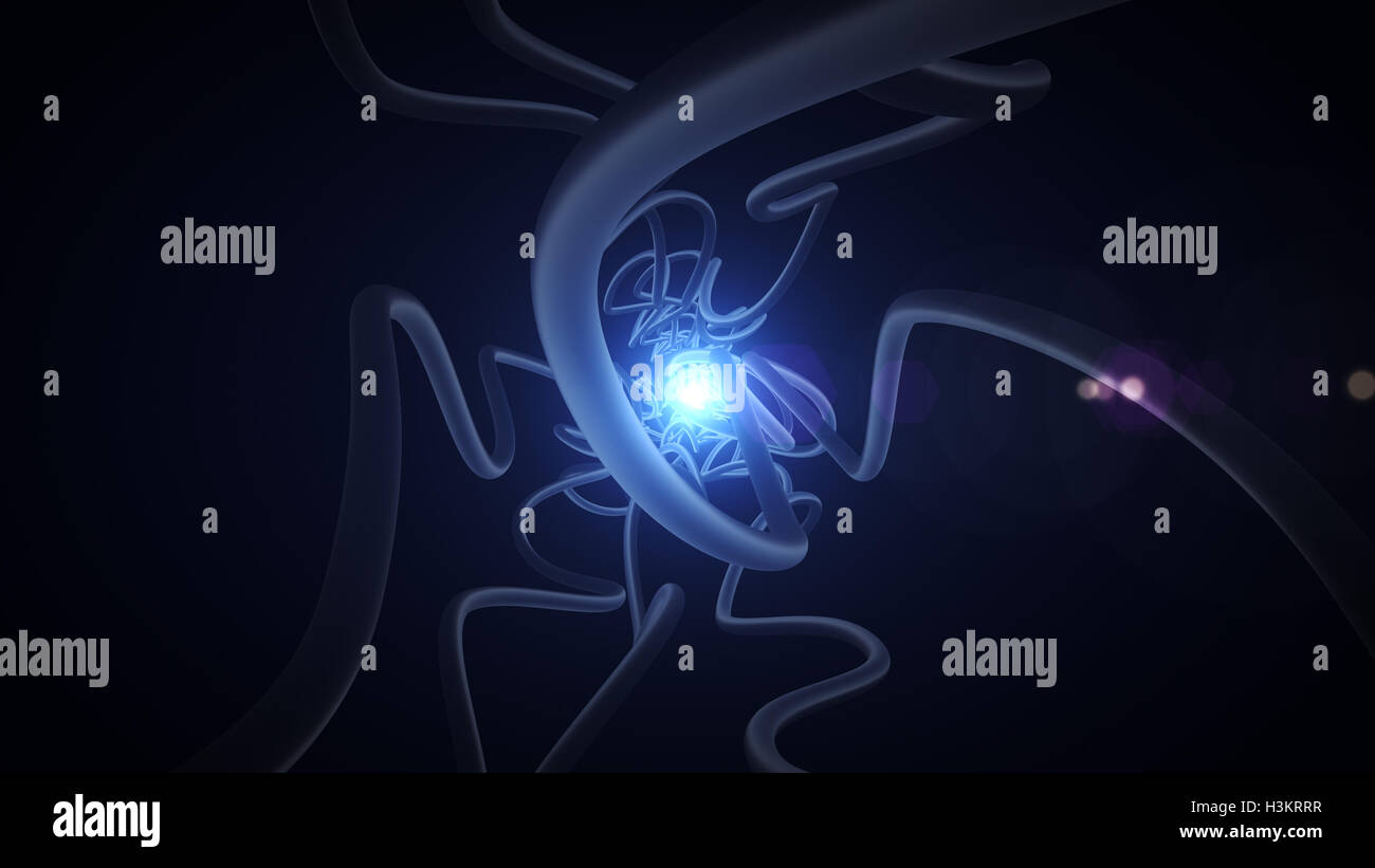 Fiber optic neural network hi-res stock photography and images - Alamy