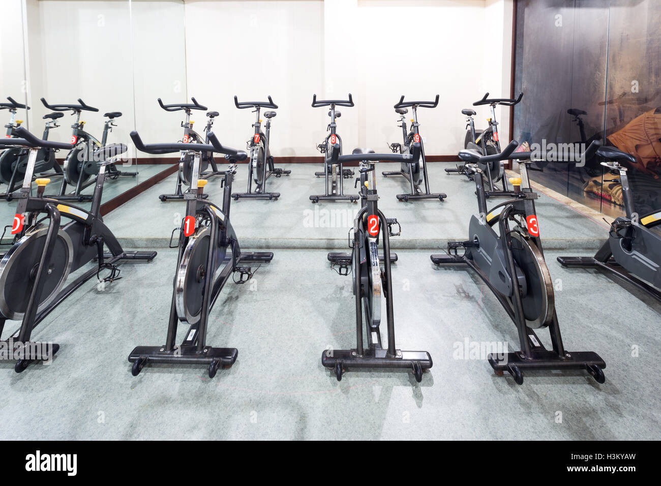 Gym interior design hi-res stock photography and images - Alamy