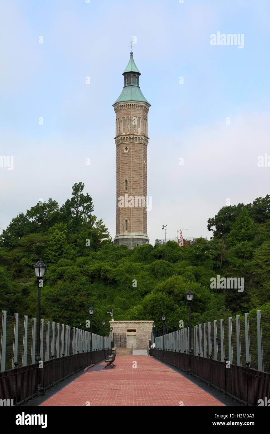 High Bridge Water Tower, New York Stock Photo Alamy