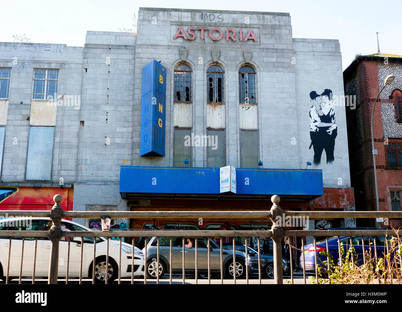 The Astoria on Gloucester Place Brighton, an art deco grade 2 listed former cinema Stock Photo
