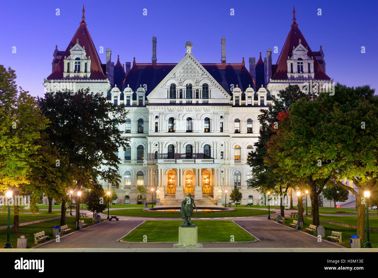 Albany, New York, USA at the New York State Capitol. Stock Photo