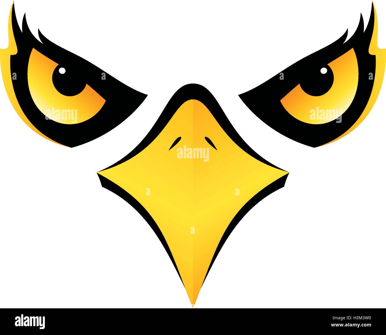 eagle head isolated concept design on white background for your designs vector icon eps10 Stock Vector