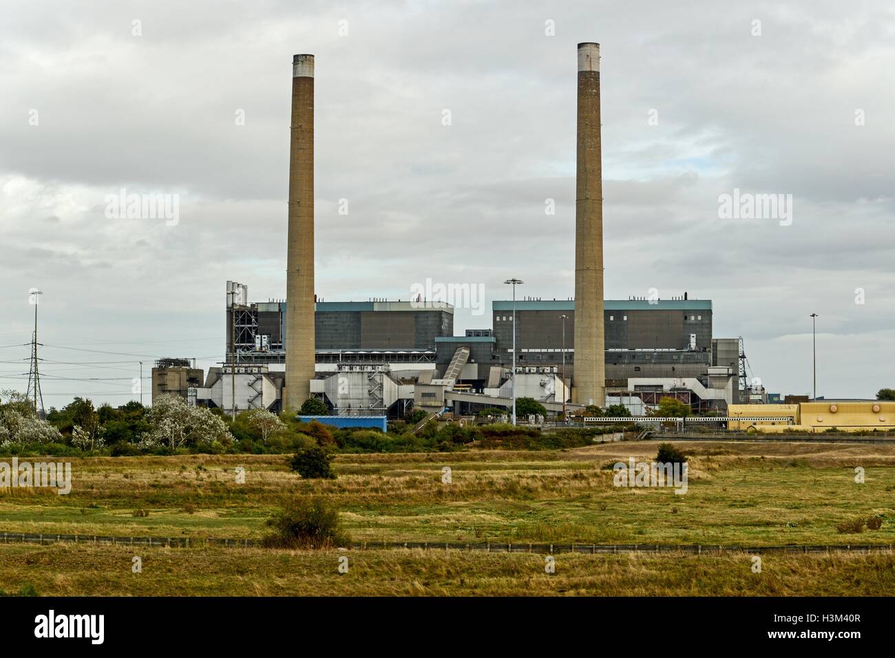 Tilbury B Power Station Stock Photo