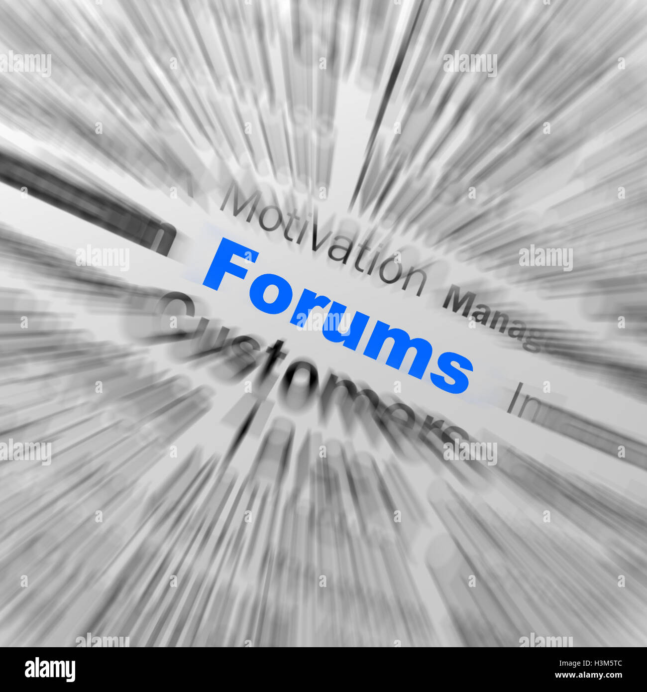 Forums Sphere Definition Displays Online Discussion Or Global Co Stock Photo