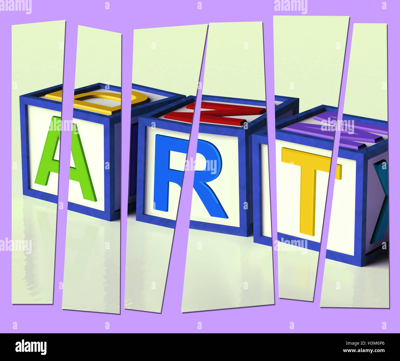 Art Letters Show Inspiration Creativity And Originality Stock Photo Alamy
