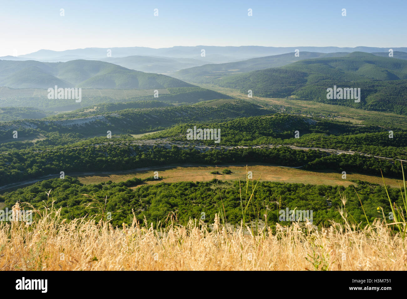 Crimea landscape Stock Photo