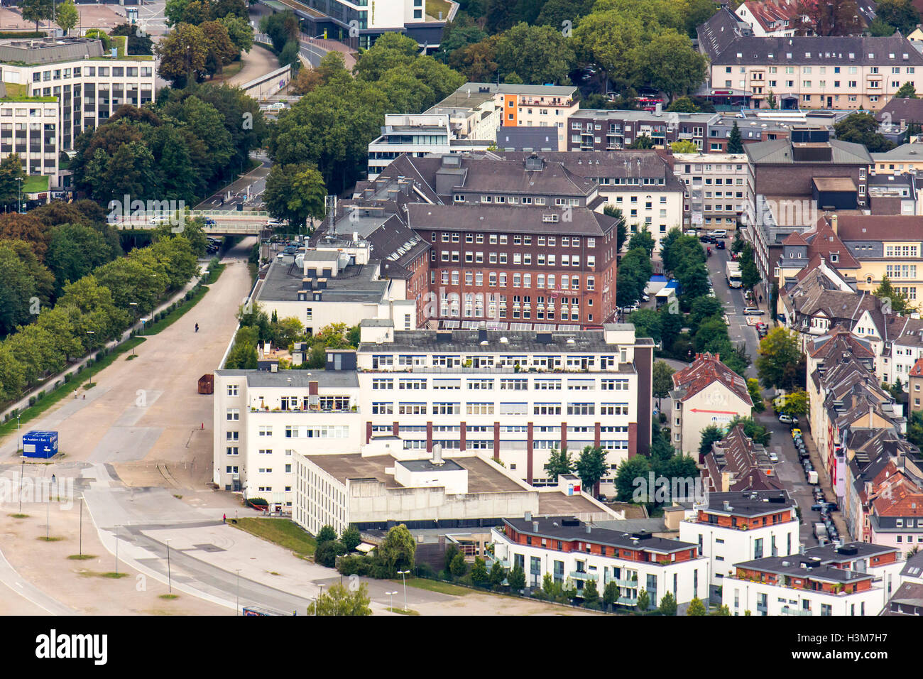 Areal view of Essen, Rüttenscheid district, Germany Stock Photo Alamy