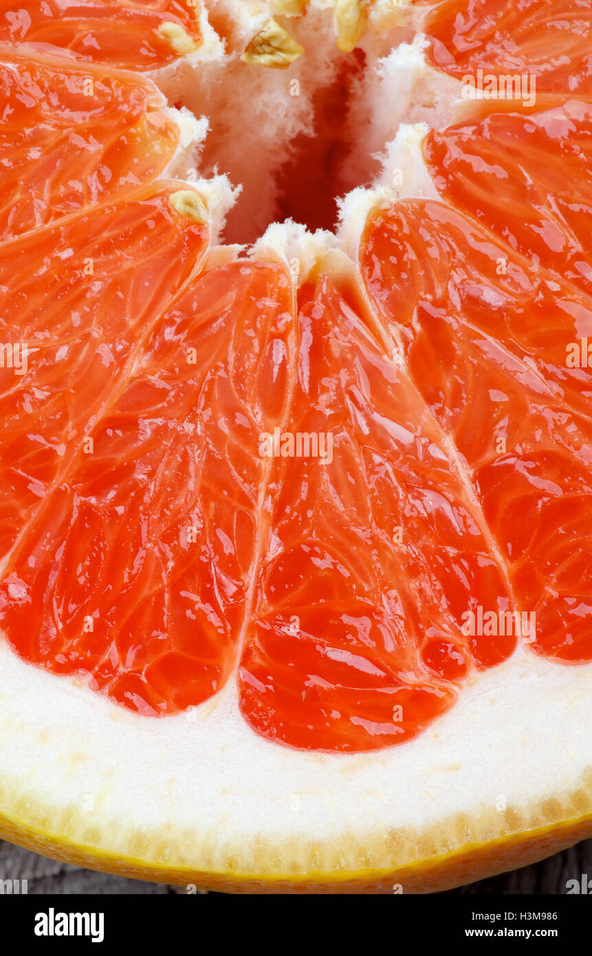 Grapefruit Slice Background Stock Photo