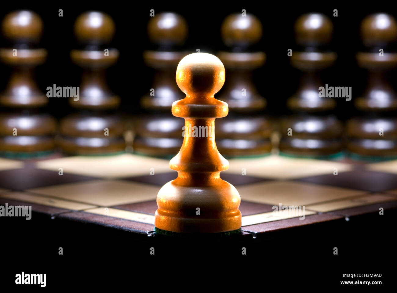 It is a lot of chessmen on a chess board. (are located it is horizontal).  Available in high-resolution and several sizes. Stock Photo