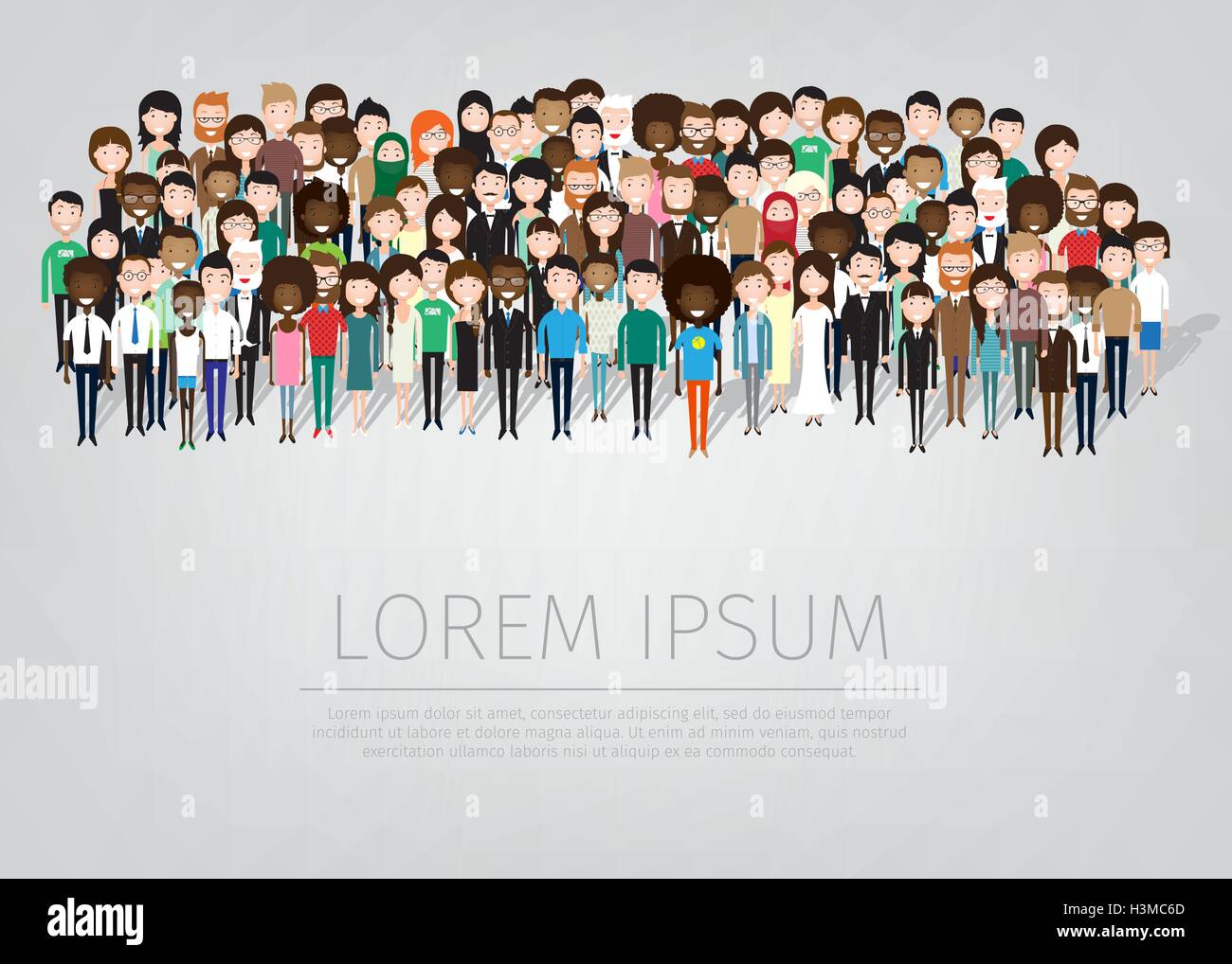 large group of people Stock Vector Image & Art - Alamy