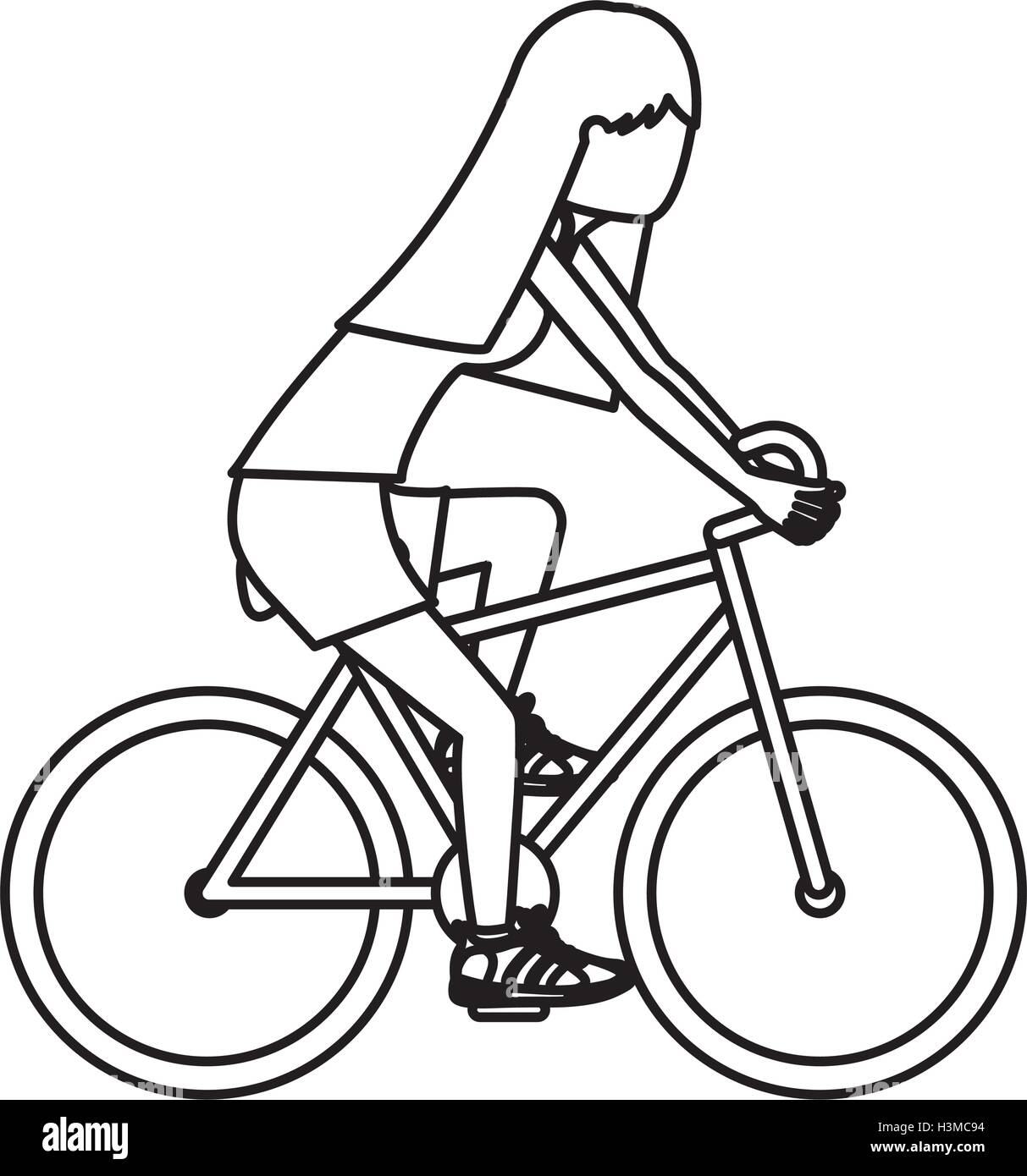 A girl riding a bicycle new arrivals