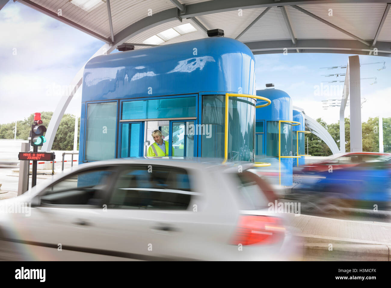 Toll booth car hi-res stock photography and images - Alamy