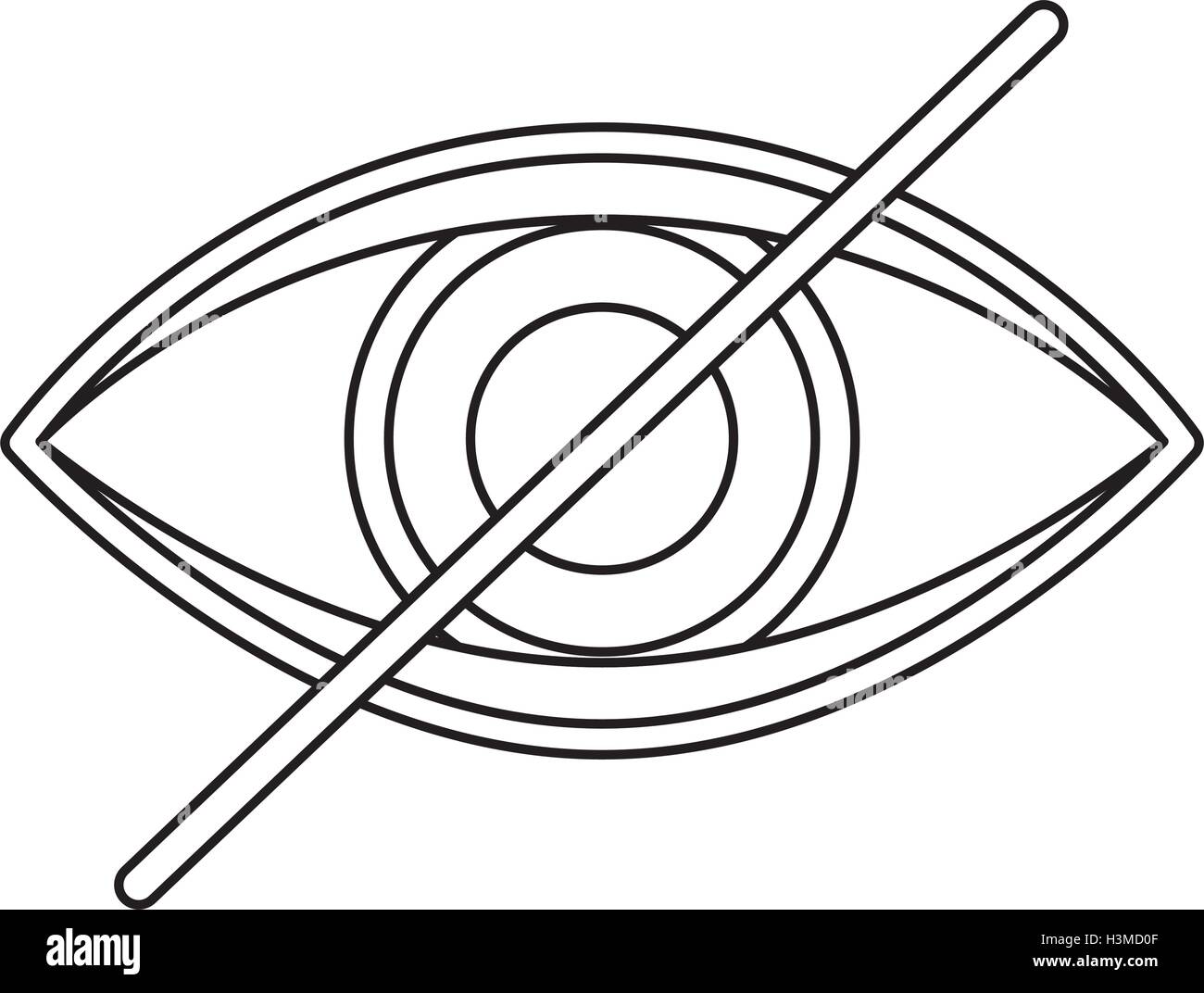 Isolated eye of blind people design Stock Vector Image & Art - Alamy