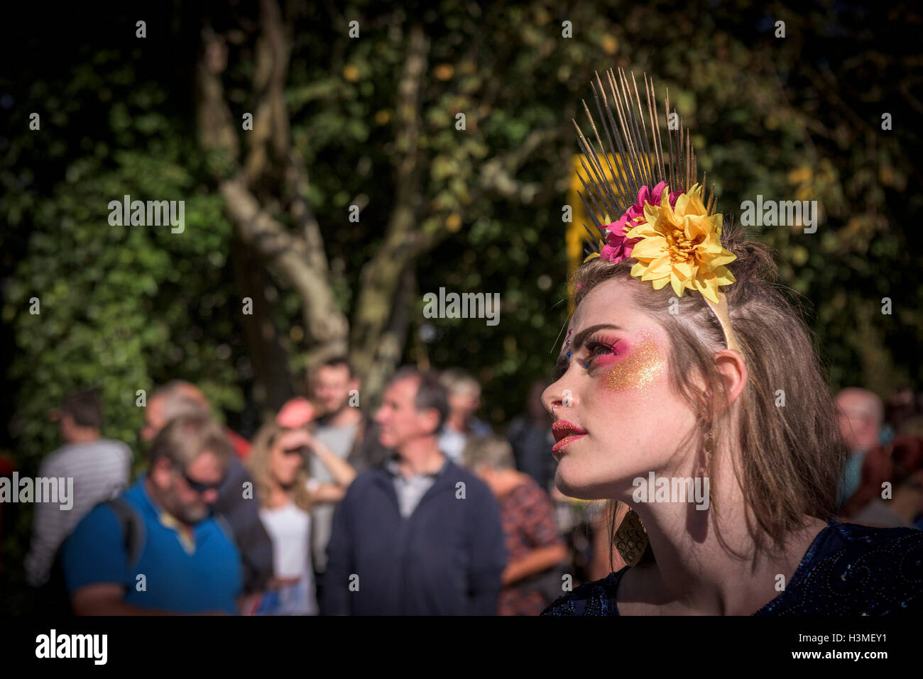 The Ordinalia, a mystery play performed at the Penryn Festival in Cornwall. Stock Photo