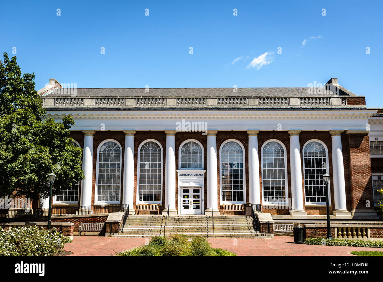 Alderman Library, Central Grounds, University of Virginia