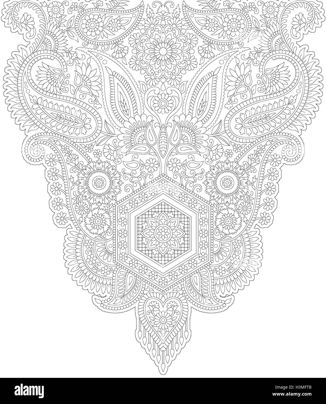 Churidar neck designs Black and White Stock Photos Images Alamy