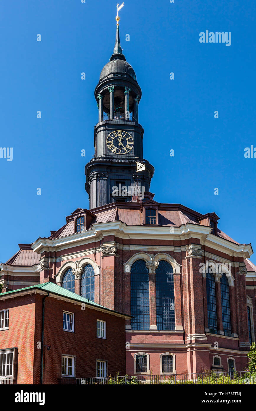 Cathedral Sankt Michaelis at Hamburg Stock Photo - Alamy