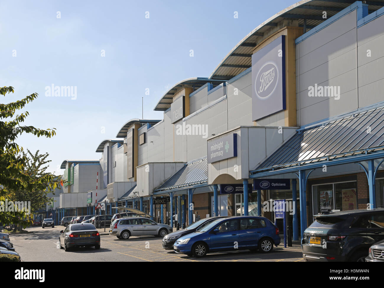 Stores on the Valley Park retail area, Purley Way, Croydon, UK. A major