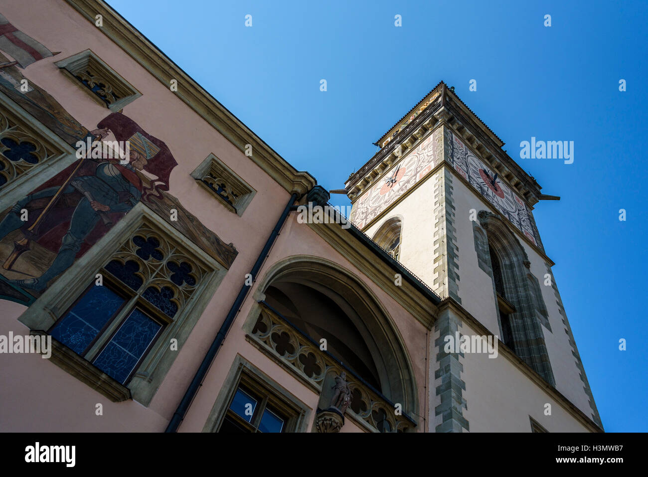 Town hall old town, Passau Stock Photo - Alamy