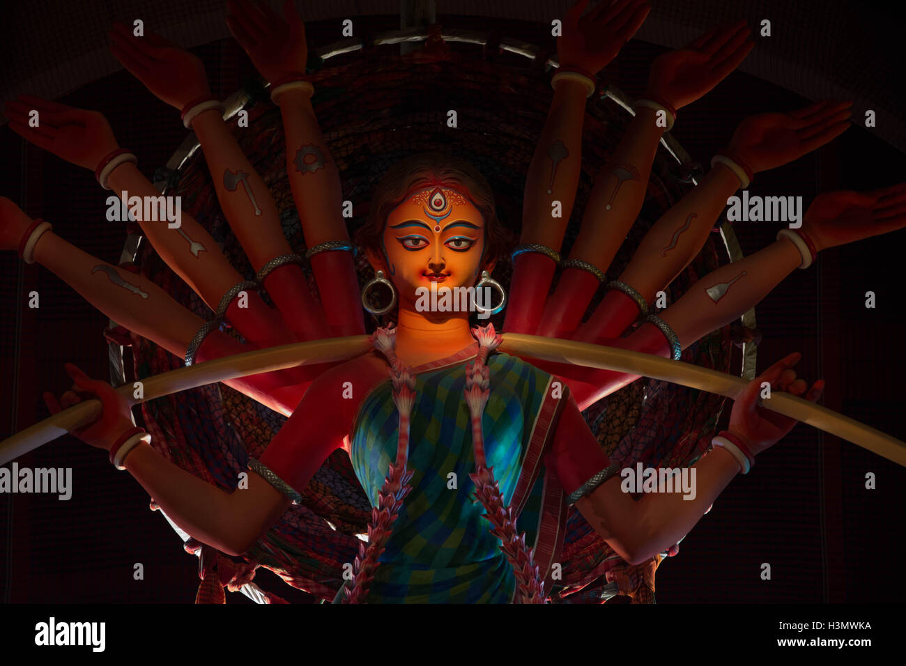 Devi Formation Devi incarnation form Stock Photo - Alamy