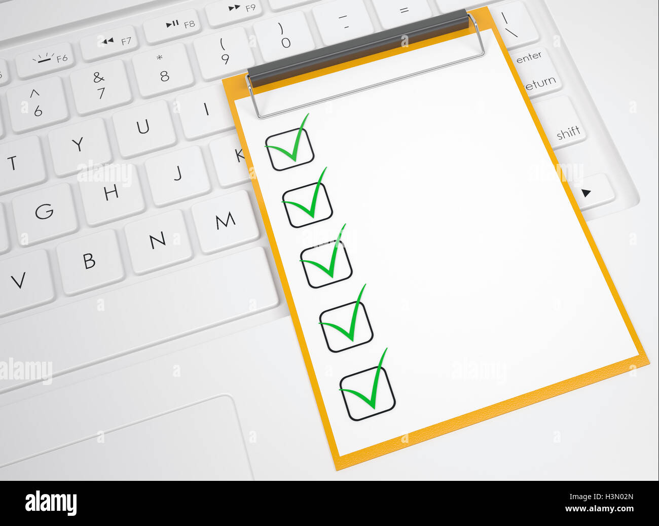 Keyboard Checklist Keyboard plastic sheet hi-res stock photography and images - Alamy