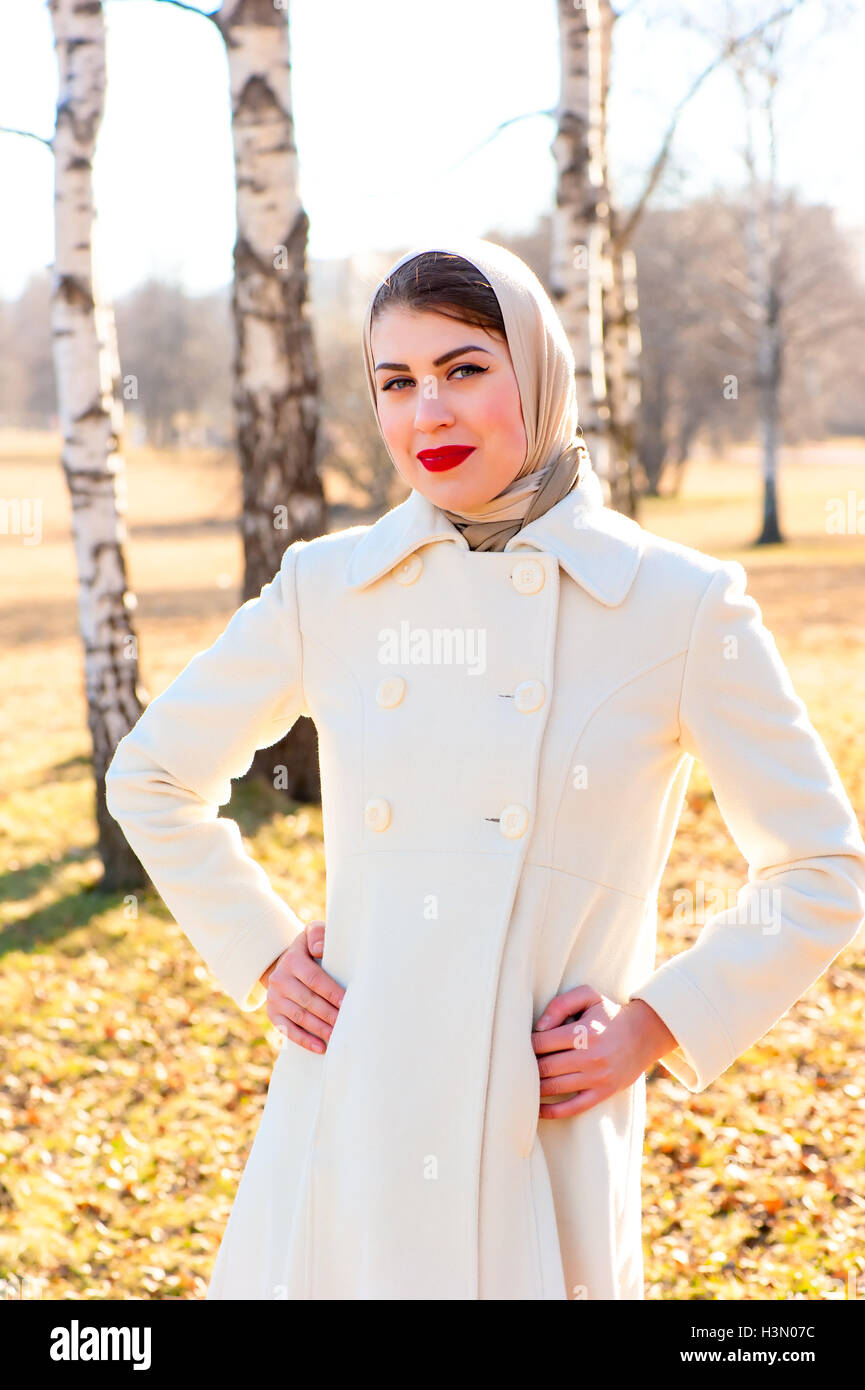 White jacket coat hi-res stock photography and images - Alamy