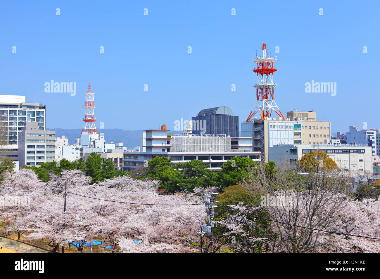 Wakayama city Stock Photo