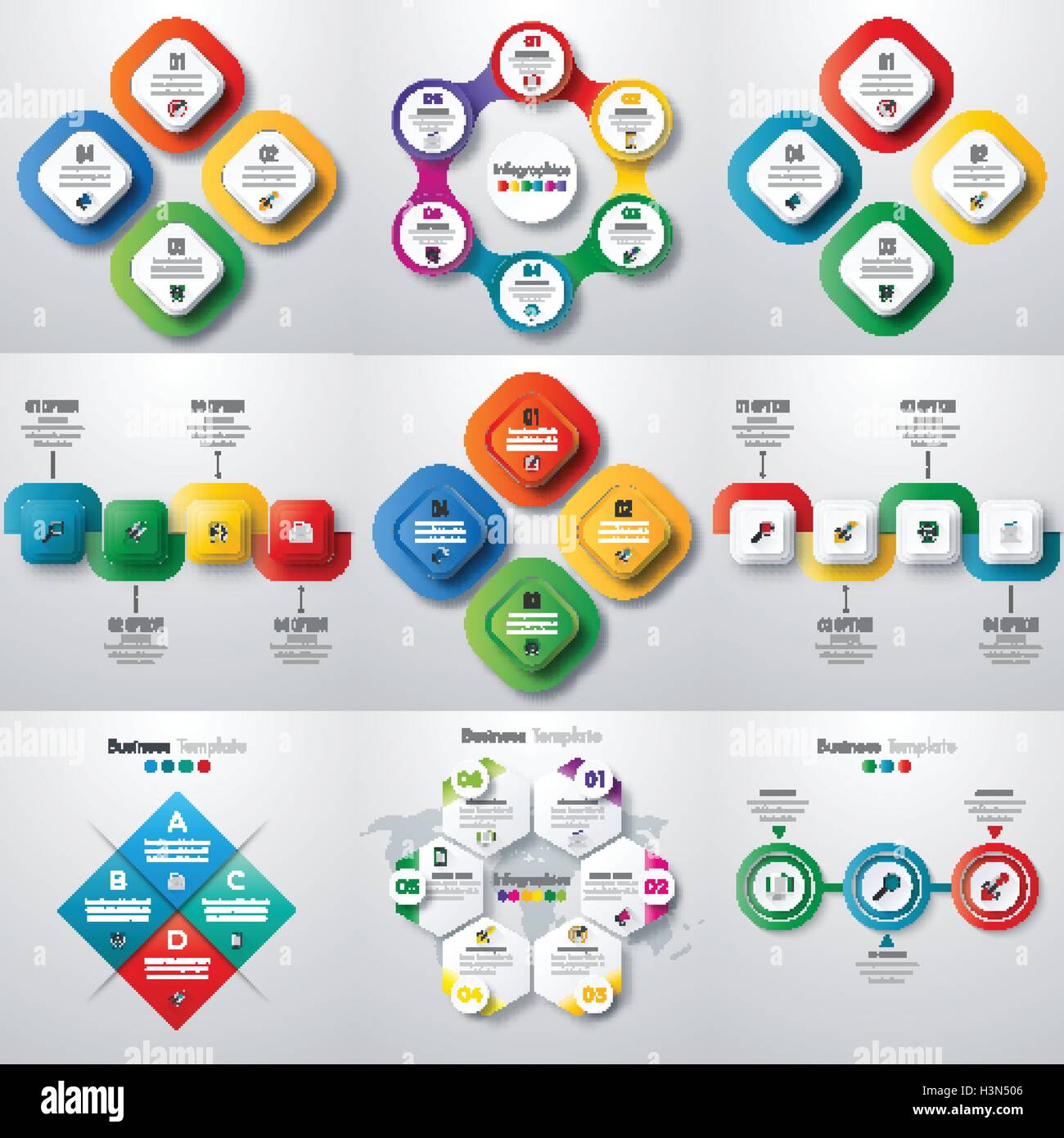 Info Graphics Reference Set with infographics Stock Vector Image & Art - Alamy