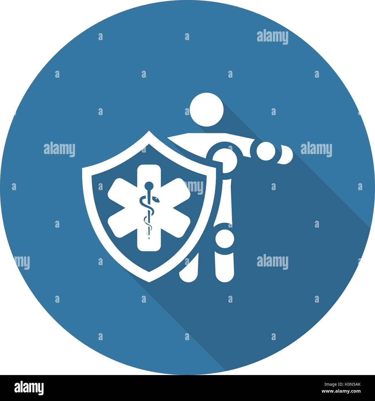 Life Insurance Icon. Flat Design Stock Vector Image & Art - Alamy