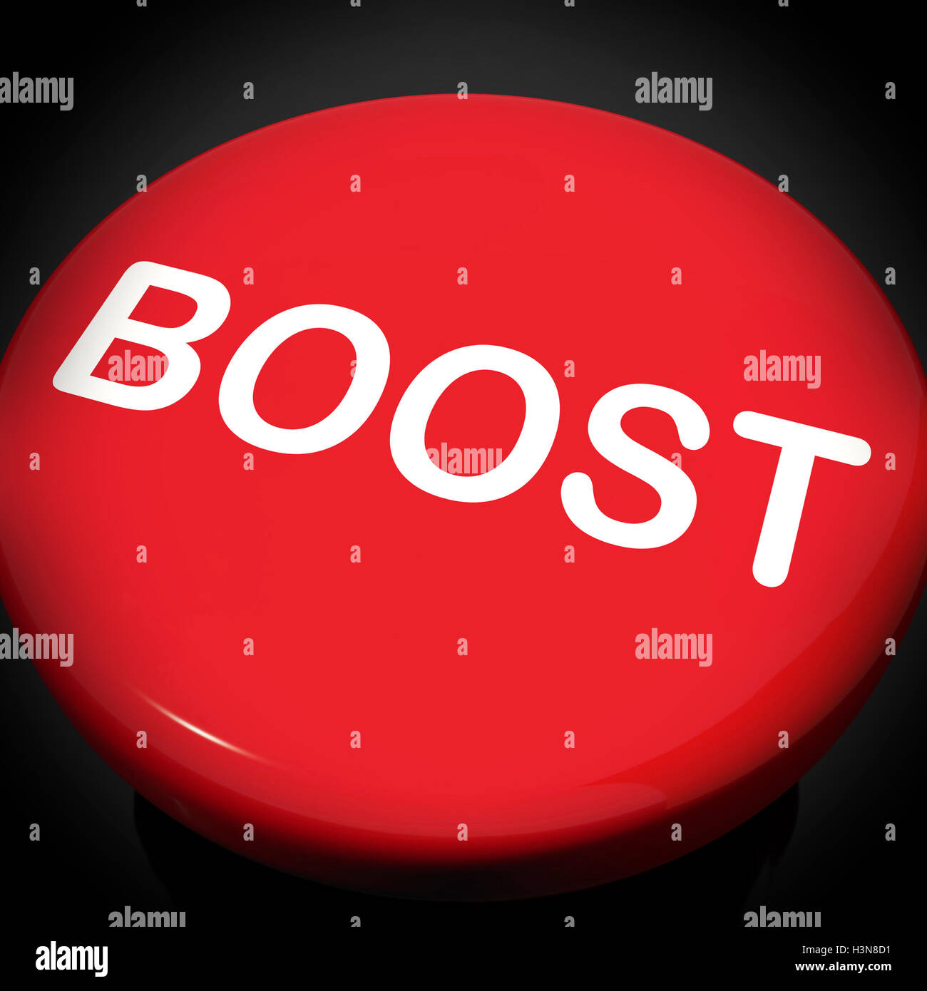 Boost Switch Shows Promote Increase Encourage Stock Photo