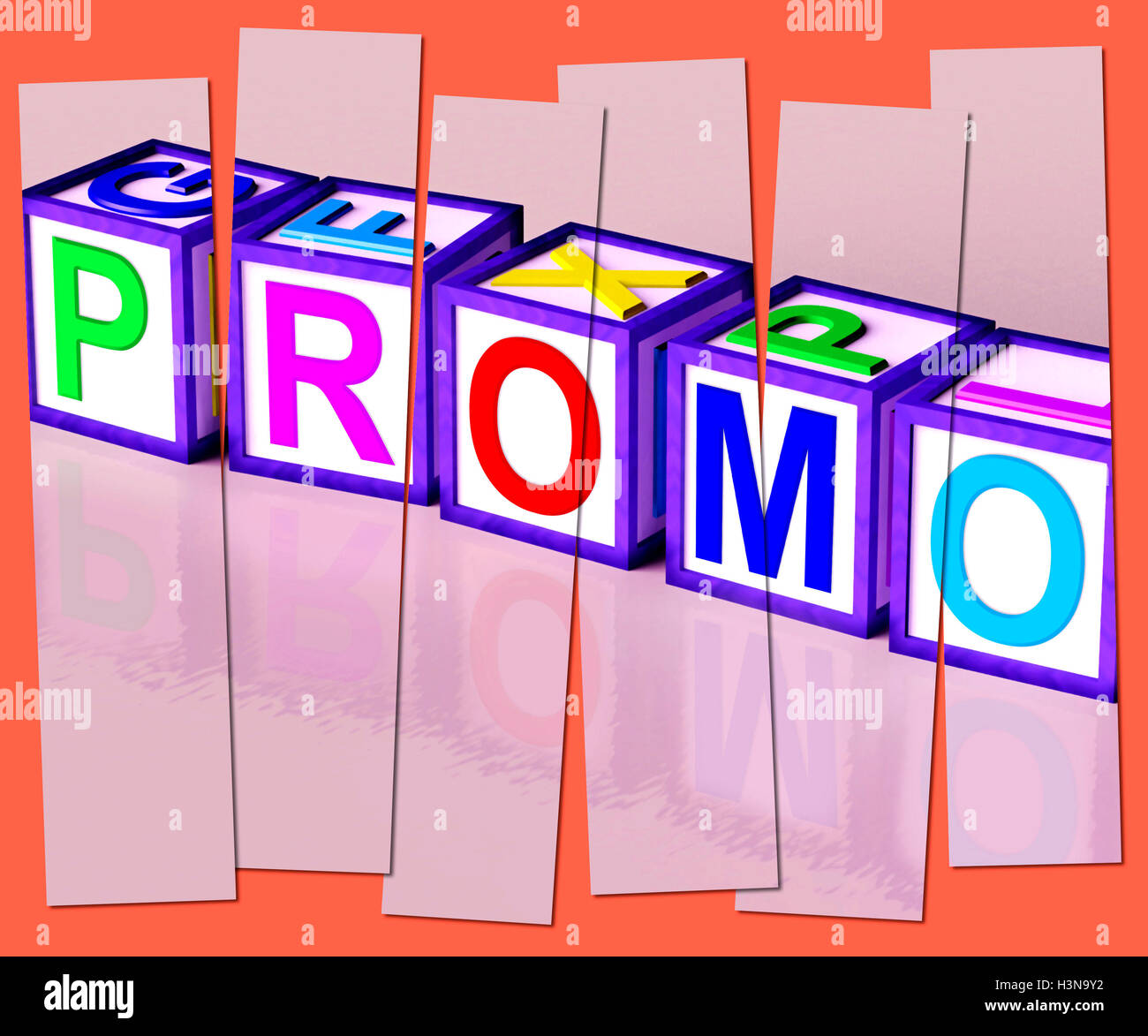 Promo Word Mean Special Reduced Price Or Off Stock Photo - Alamy