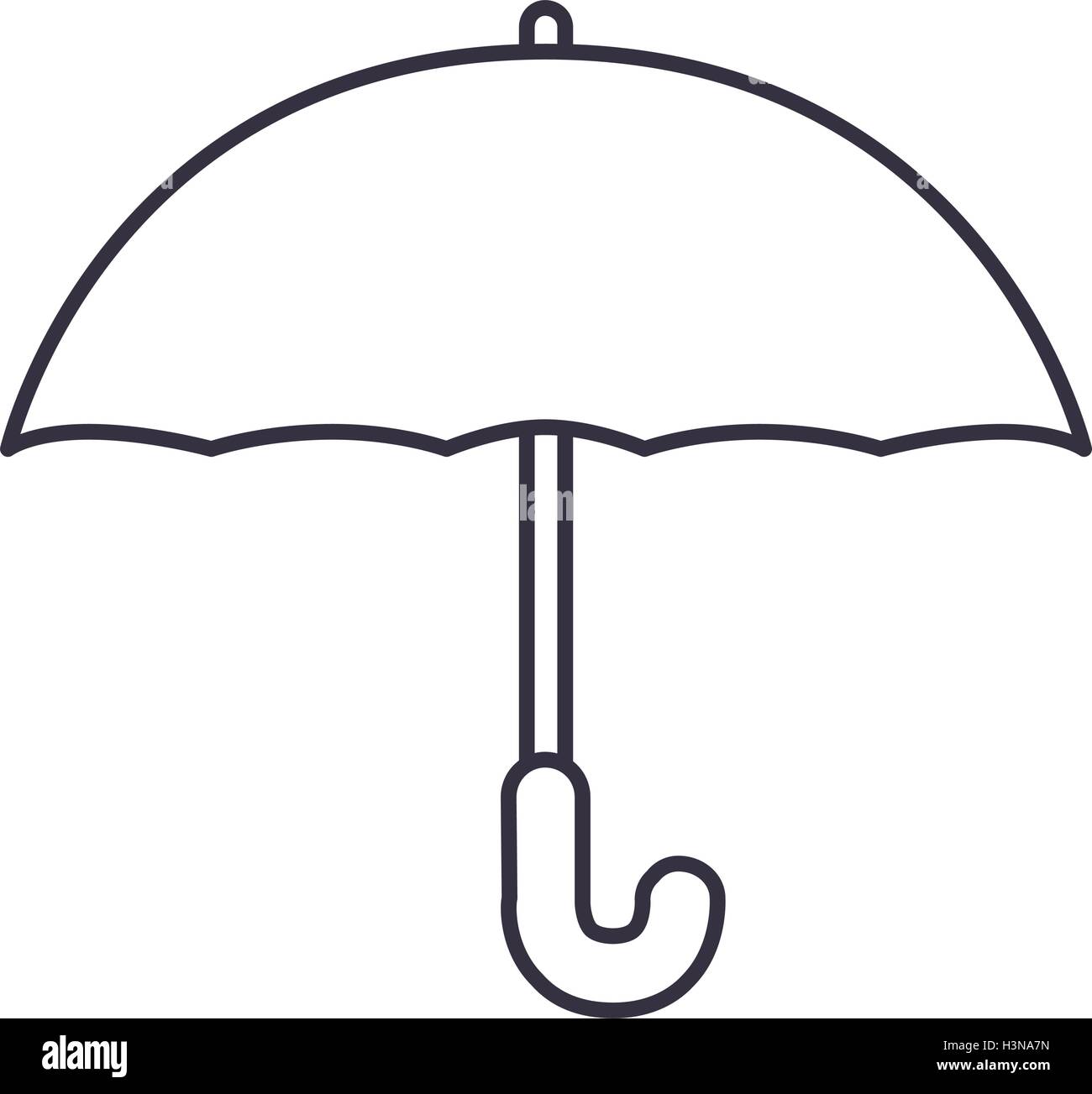Isolated and silhouette umbrella design Stock Vector Image & Art Alamy