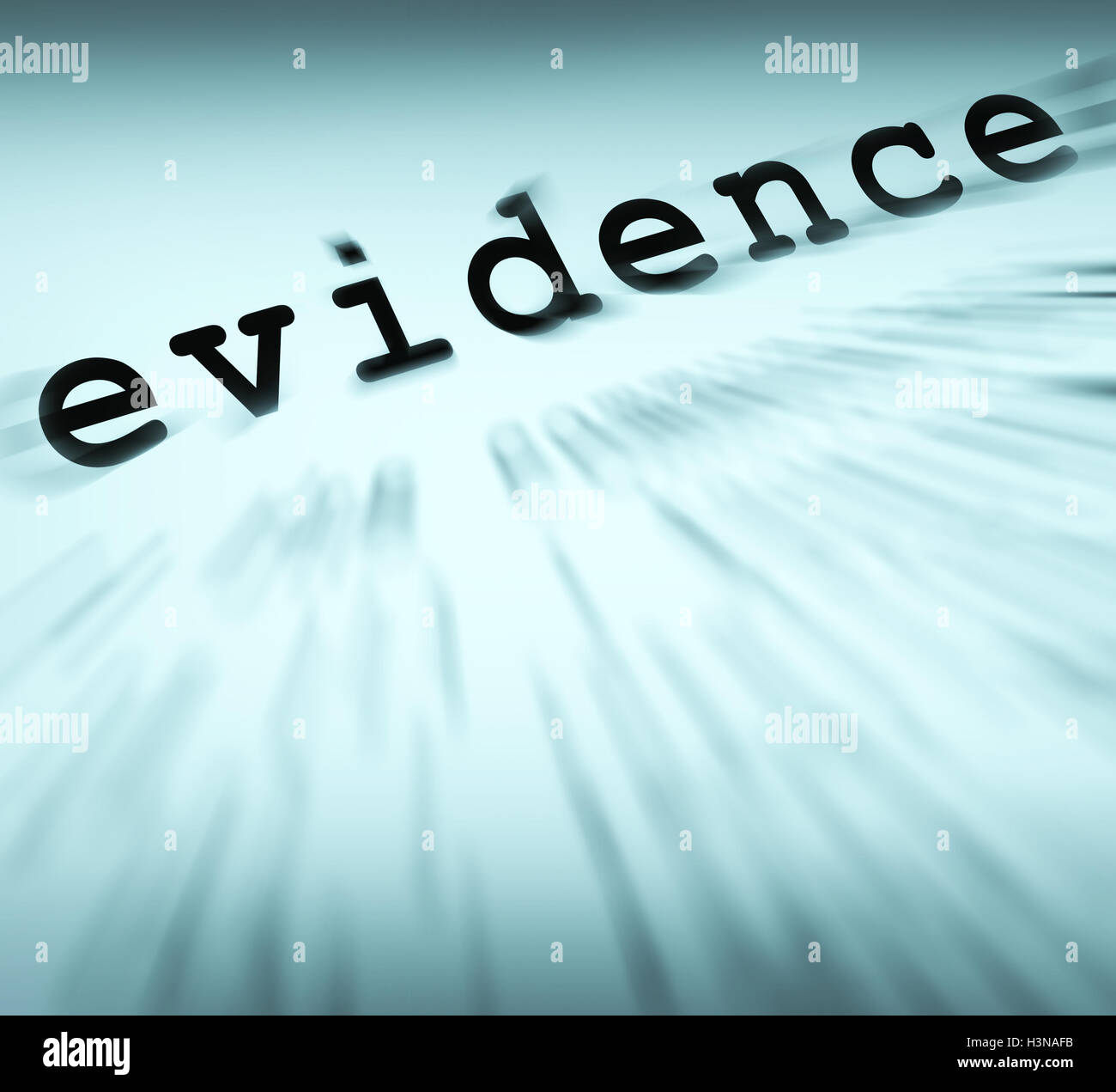 Evidence Definition Displays Crime Scene Investigation And Polic Stock Photo Alamy