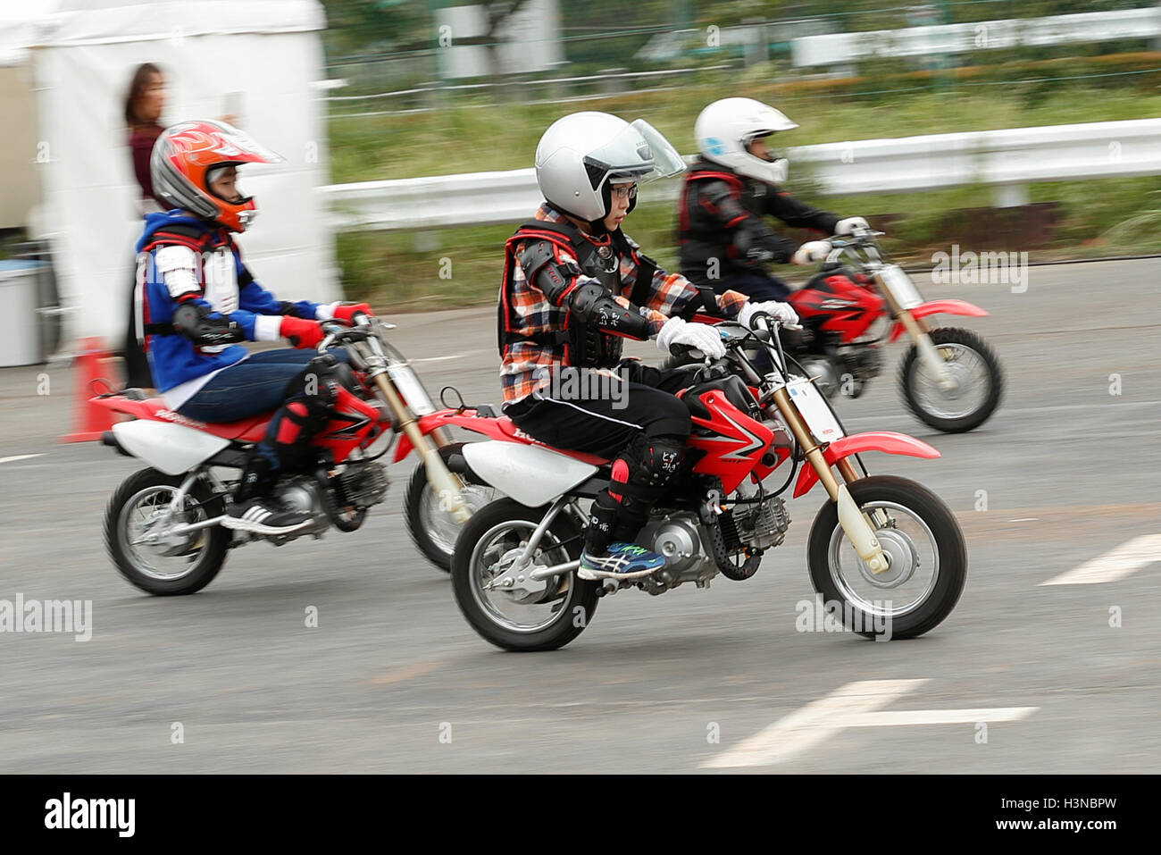 children on motorcycles
