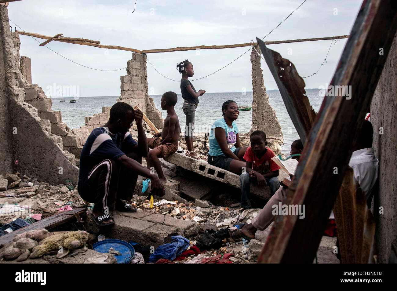Les Cayes, Haiti. 9th Oct, 2016. Image provided by the United Nations