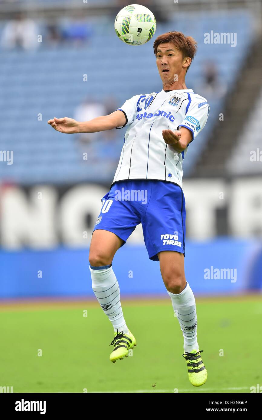 Kanagawa, Japan. 9th Oct, 2016. Shun Nagasawa (Gamba) Football /Soccer