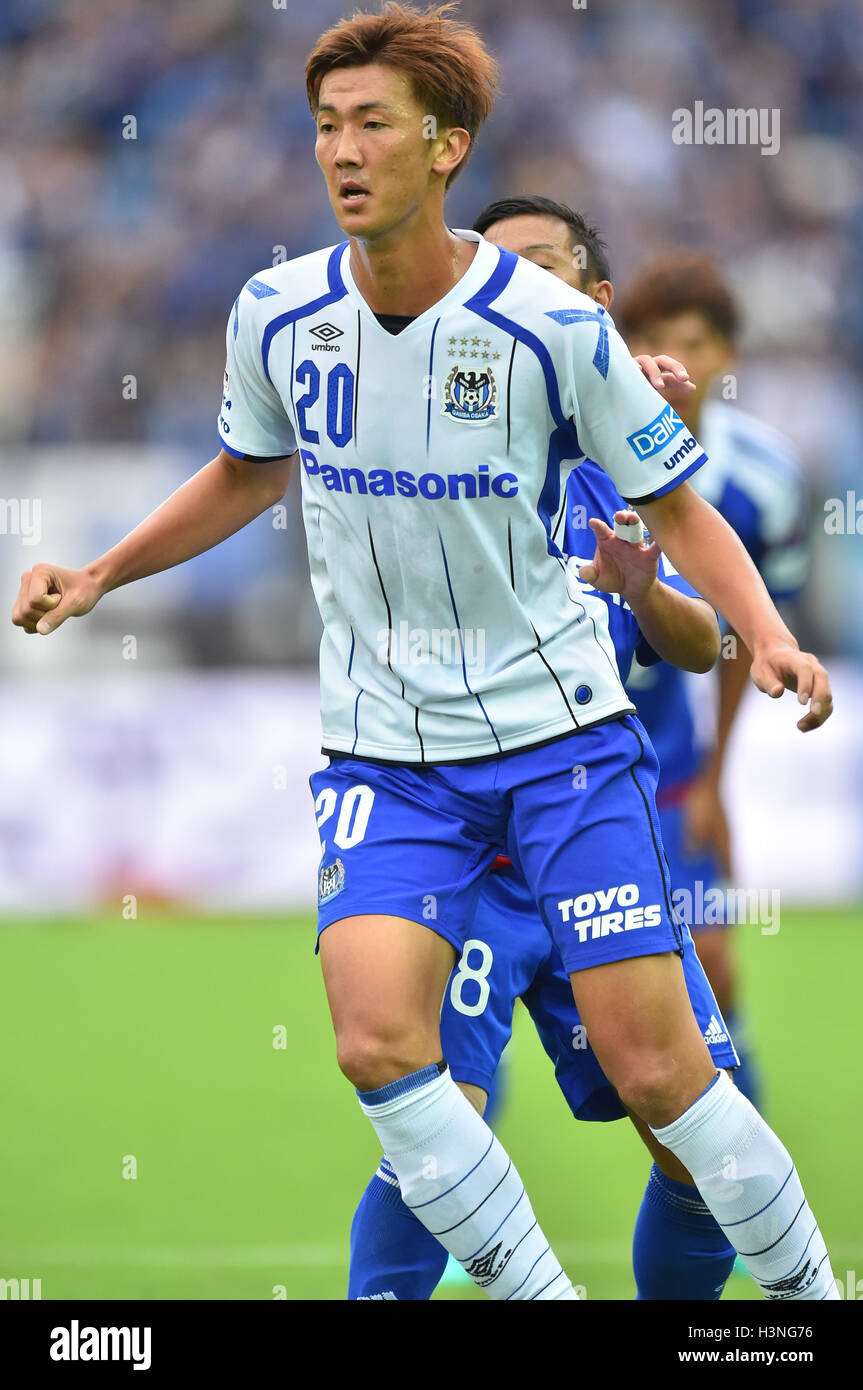 Kanagawa, Japan. 9th Oct, 2016. Shun Nagasawa (Gamba) Football /Soccer
